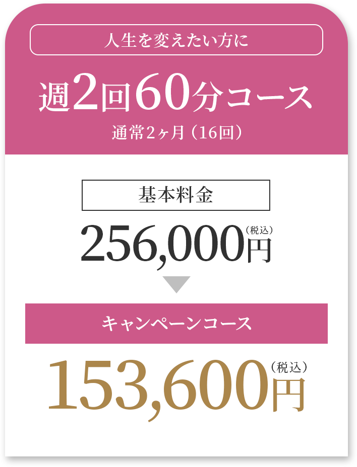 週2回60分コース